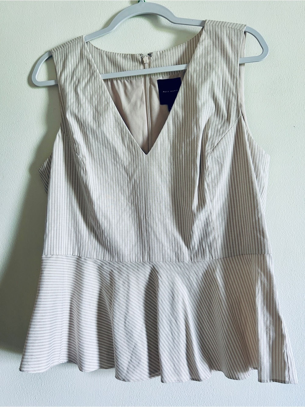 Alex Marie Golden Hour peplum tank top